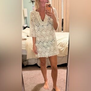 Elegant White Lace cover up